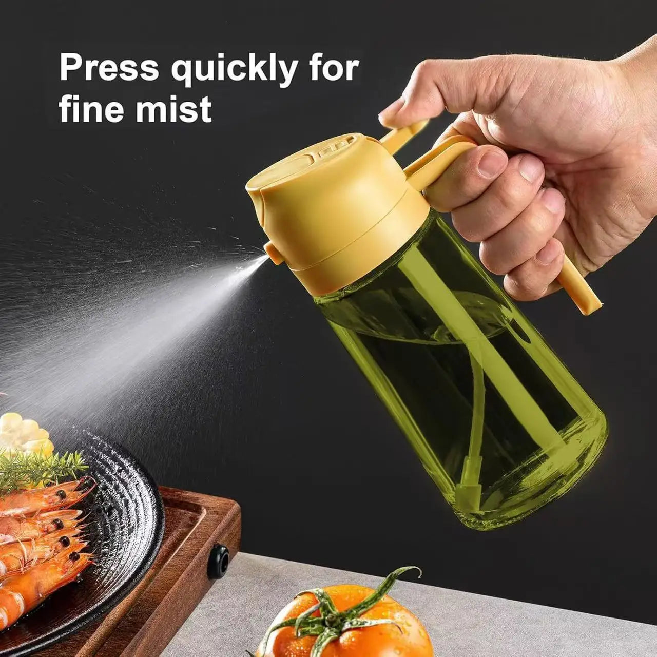 DrizzleWorks oil sprayer spray function
