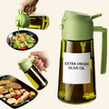 2-in-1 Glass Oil Sprayer & Pour Bottle