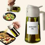 2-in-1 Glass Oil Sprayer & Pour Bottle – Light-Proof