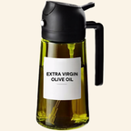 2-in-1 Glass Oil Sprayer & Pour Bottle – Light-Proof